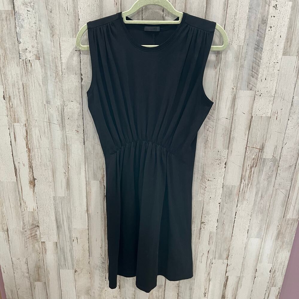 ATM Anthony Thomas Melillo Black Sleeveless Pima Cotton Mini Dress XS